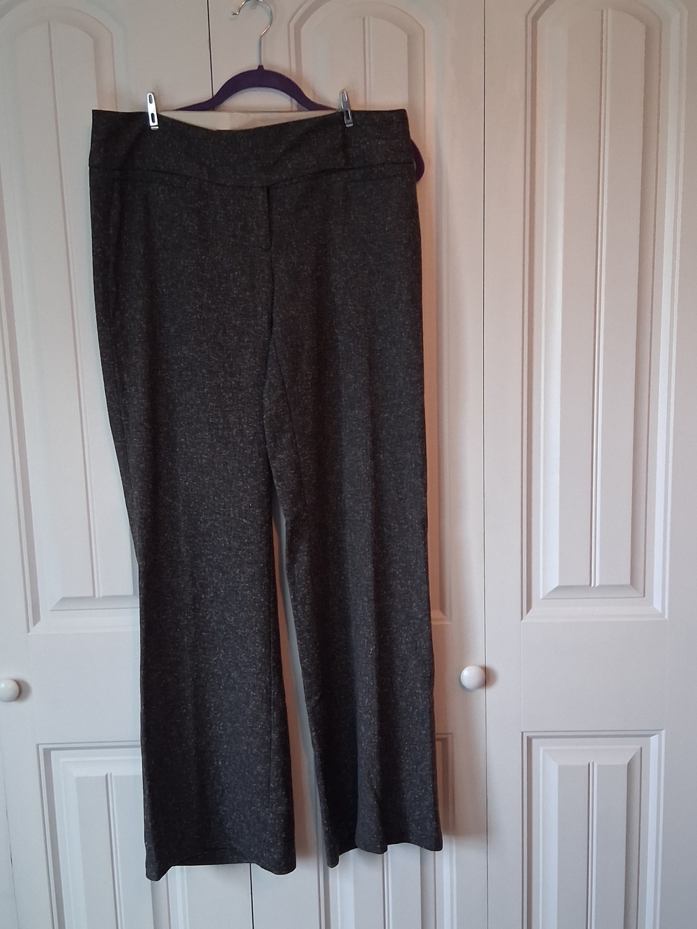 Maurice' Women's Speckled Gray Dress Pants US Size 9/10 Long